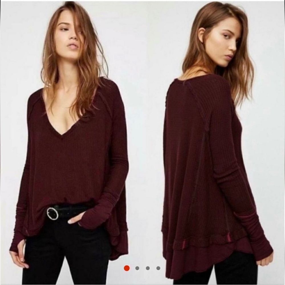Free People Laguna Thermal Top sz XS